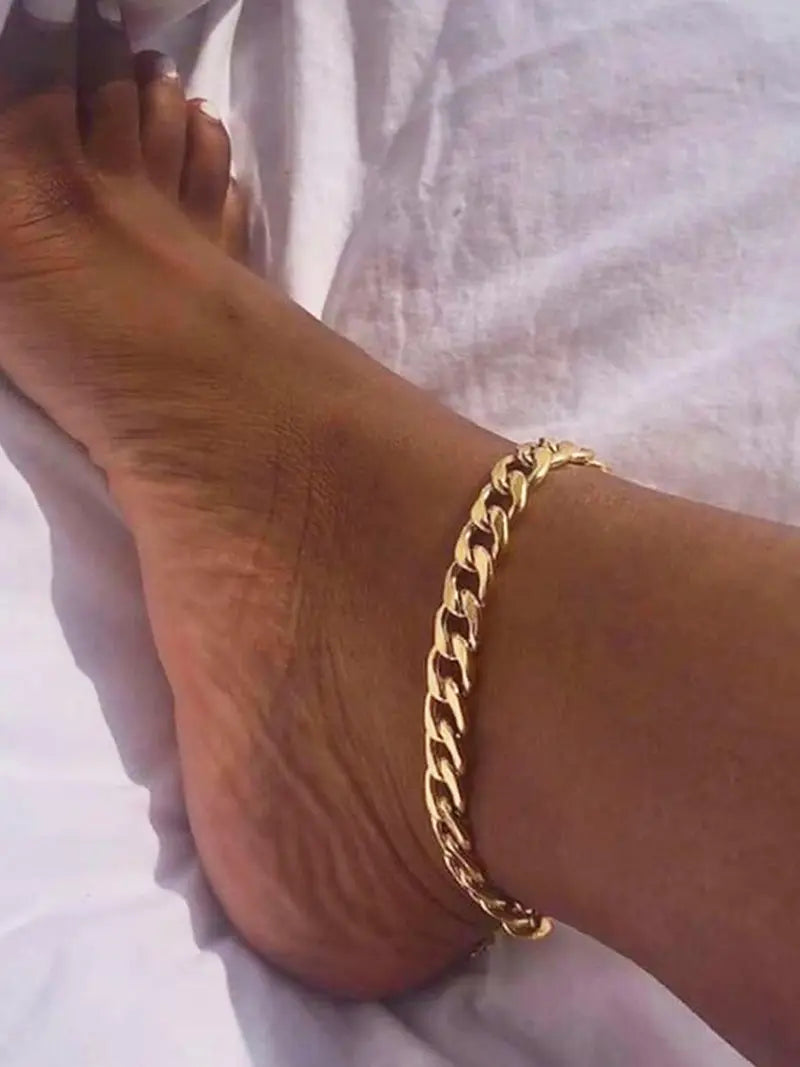 Fashion Chain Design Anklet for Women & Girls